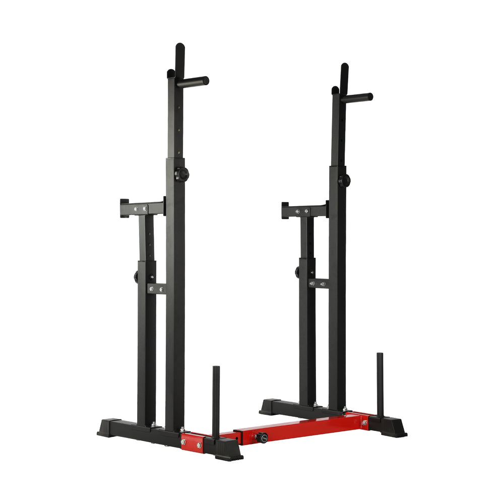 Barbell Bar Stand with Adjustable Squat Rack