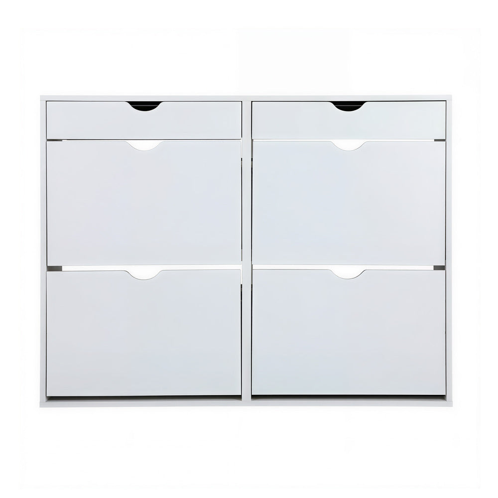 36 Pair Shoe Storage Cabinet White | Simpledeals