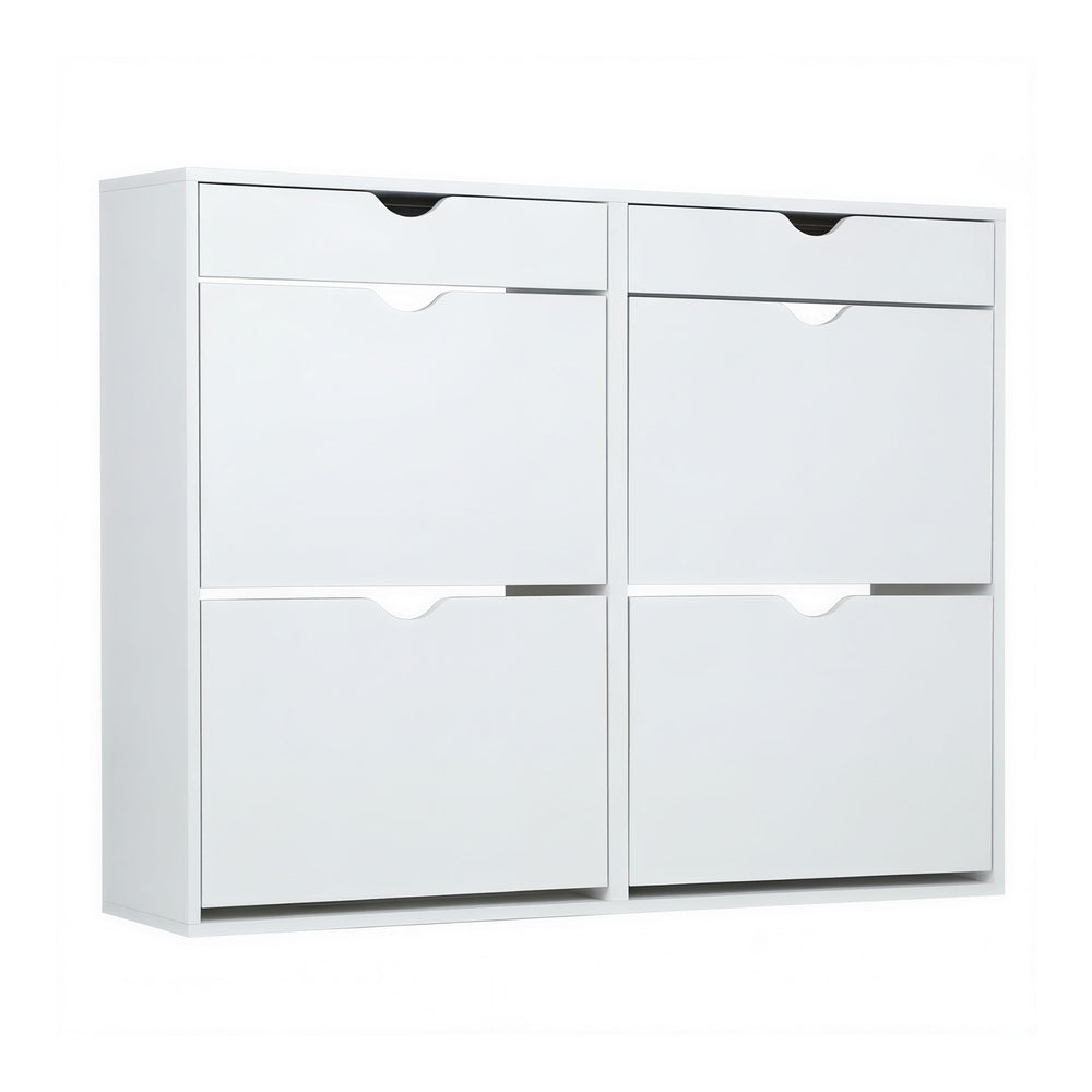 36 Pair Shoe Storage Cabinet White | Simpledeals