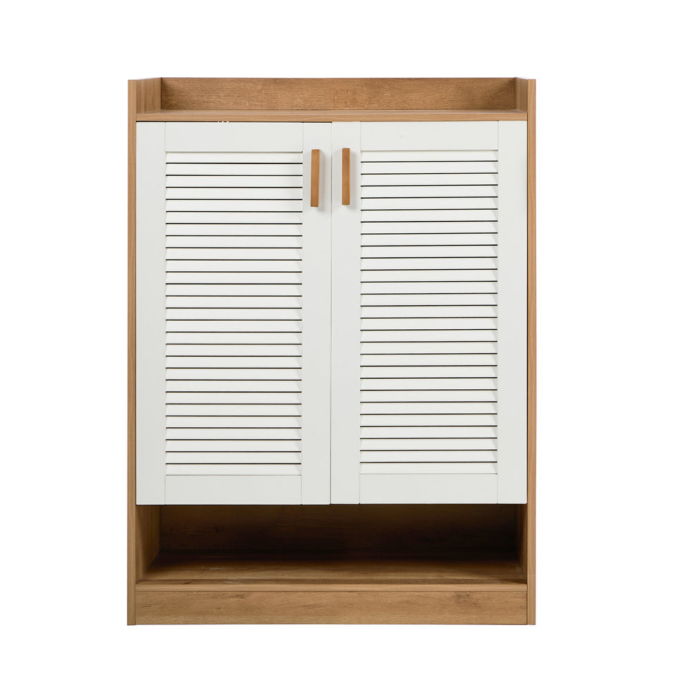 5-Tier Shoe Storage Cabinet 2 Doors | Simpledeals
