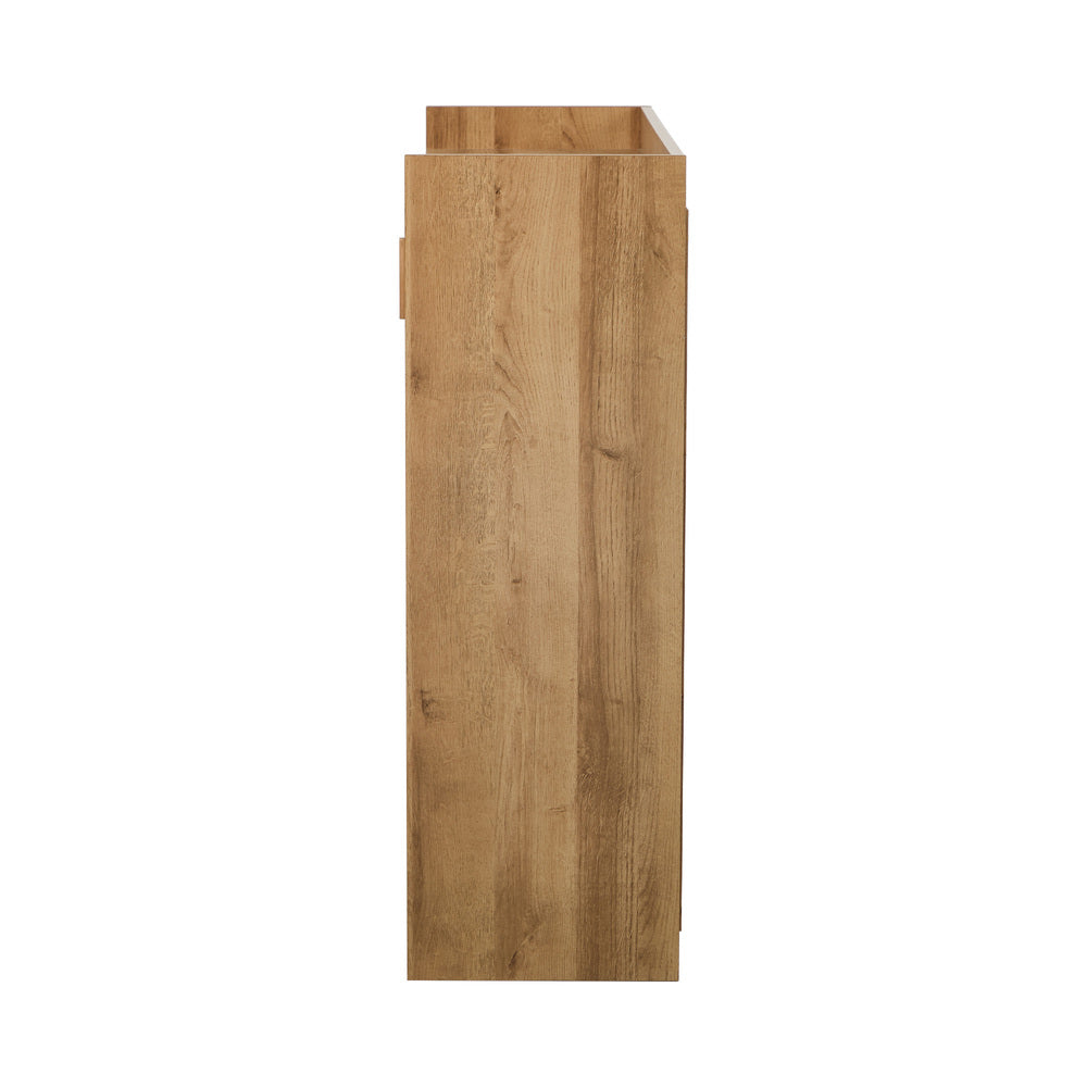 5-Tier Shoe Storage Cabinet 2 Doors | Simpledeals