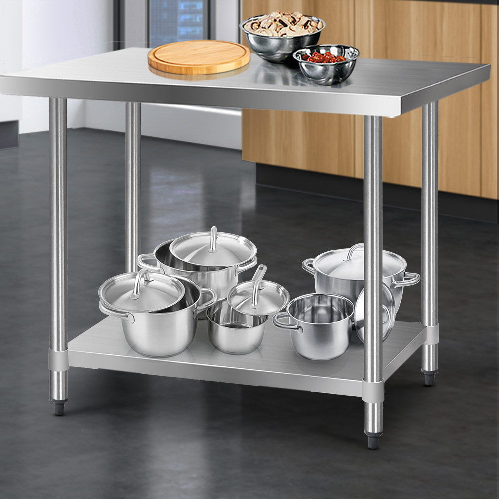 1219X610Mm Stainless Steel Kitchen Bench