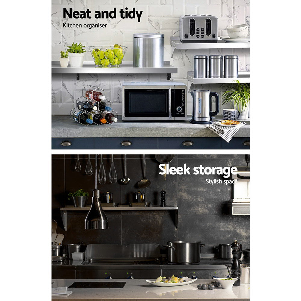 900Mm Stainless Steel Kitchen Wall Shelf Mounted Rack