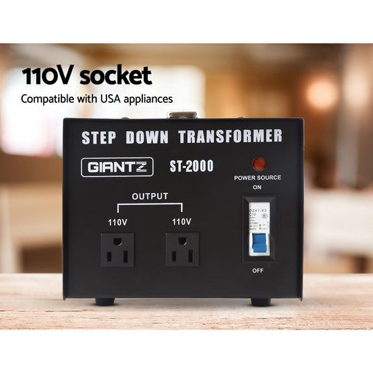2000 Watt Step Down Transformer - Outdoor Power Equipment