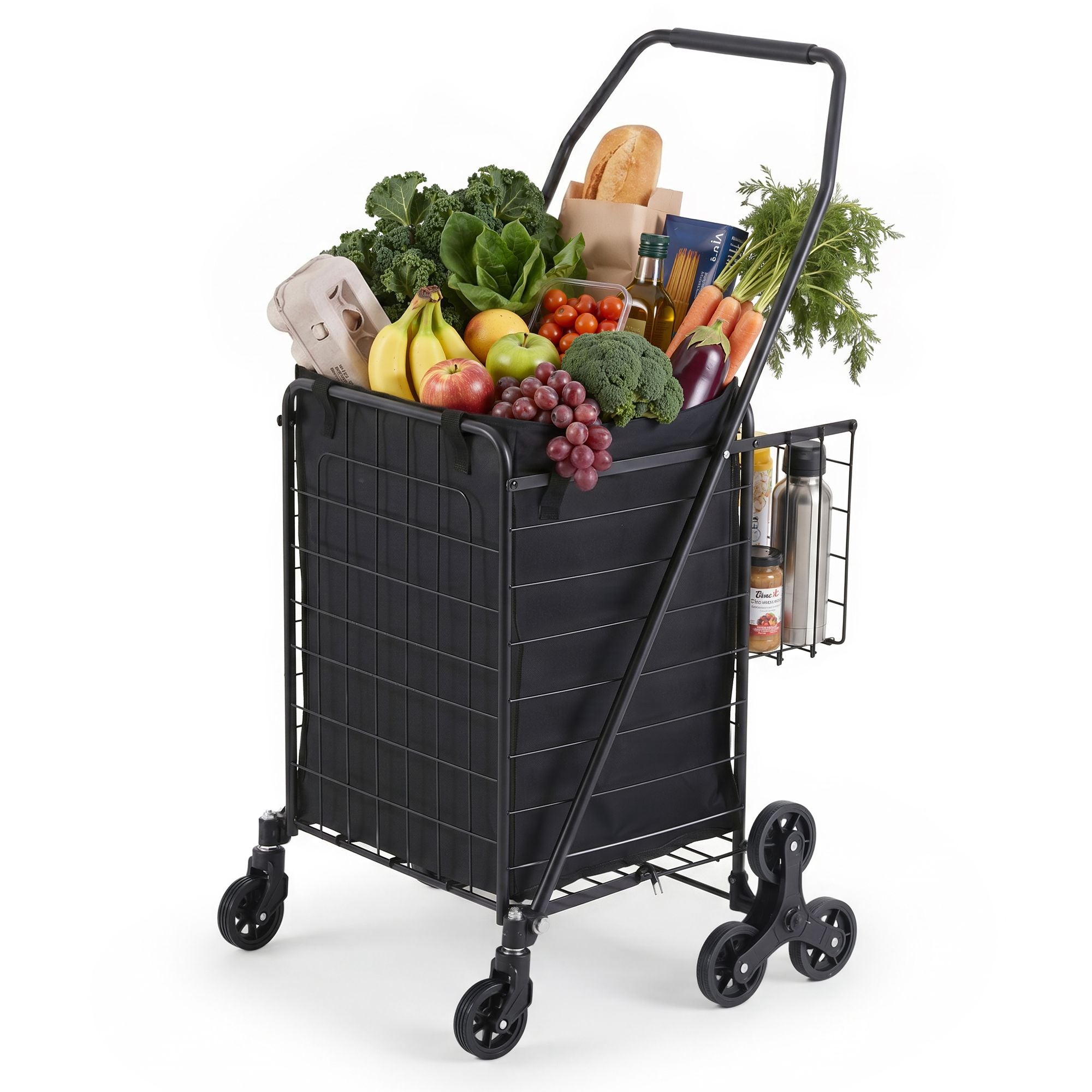 Folding Shopping Trolley Cart Aluminium 45kg | Simpledeals
