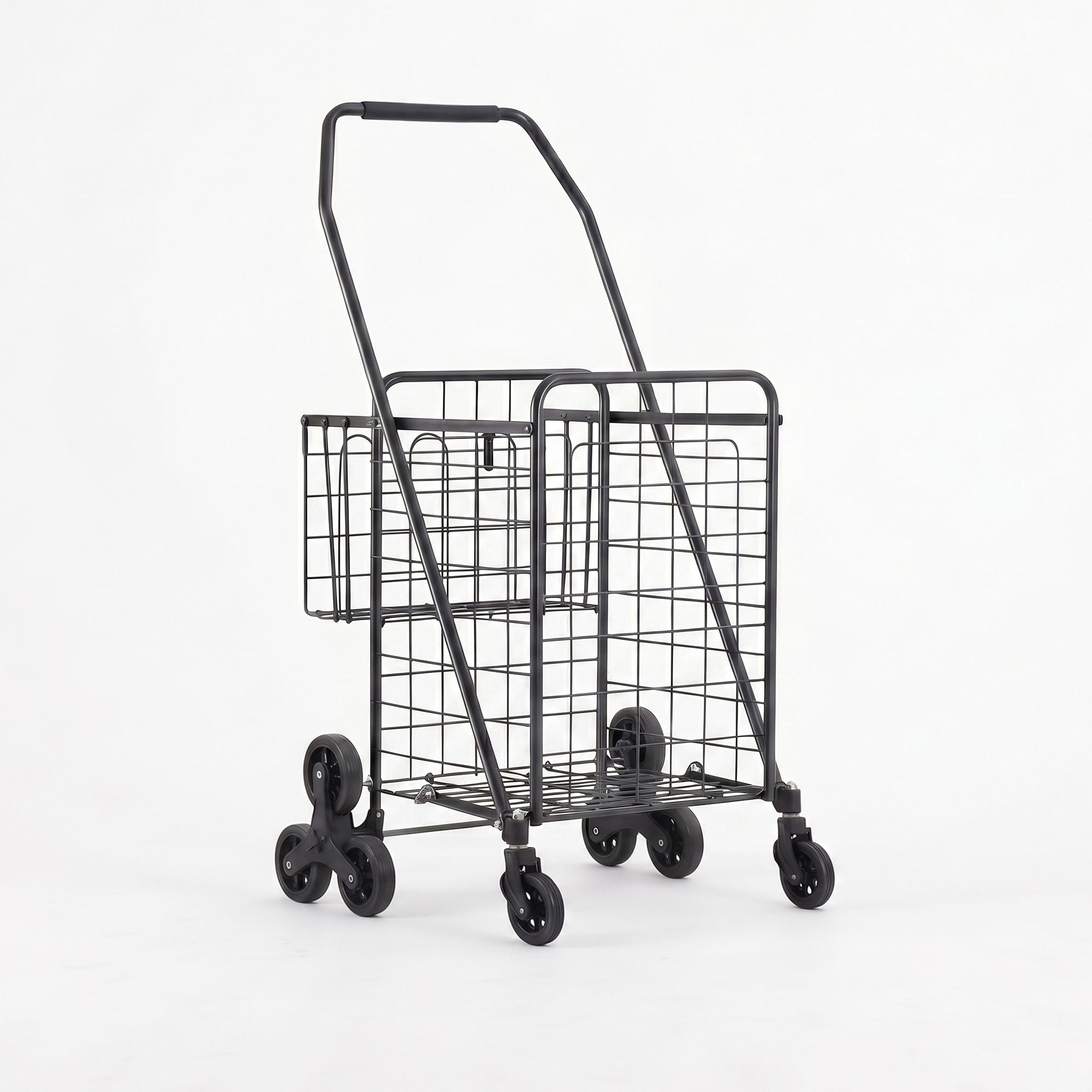 Folding Shopping Trolley Cart Aluminium 45kg | Simpledeals