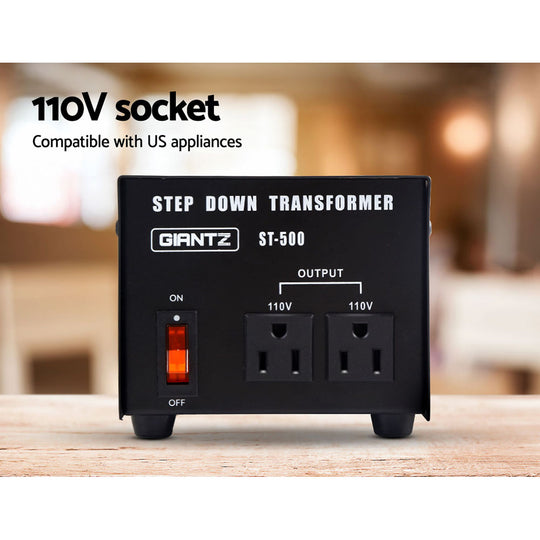 Stepdown Transformer 500W 240V to 110V
