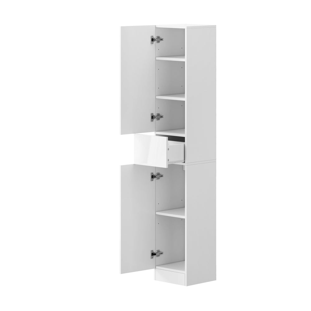 Tall Bathroom Storage Cabinet Slim White | Simpledeals