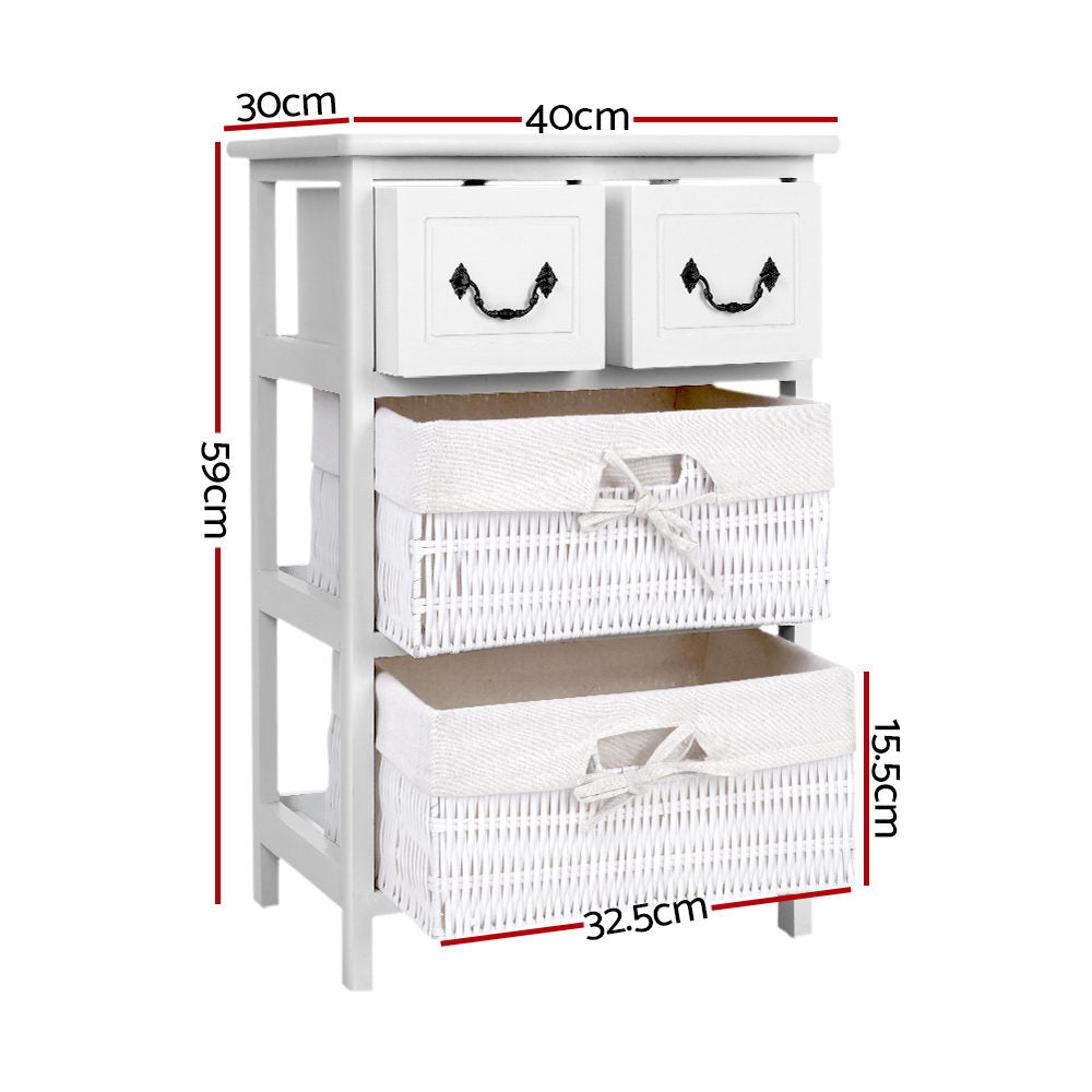 Storage Cabinet Dresser Chest of Drawers Bedside Table Bathroom Lamp Side