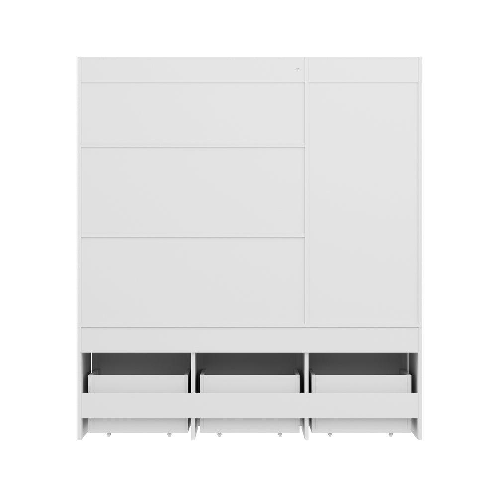 Kids Bookcase Toy Organiser Cabinet With Chest