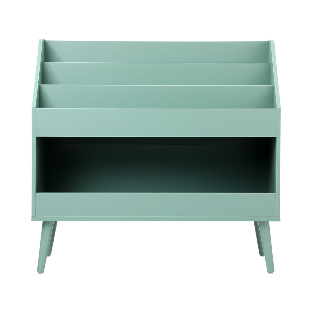 Kids Bookshelf Toy Storage Organiser Green | Simpledeals