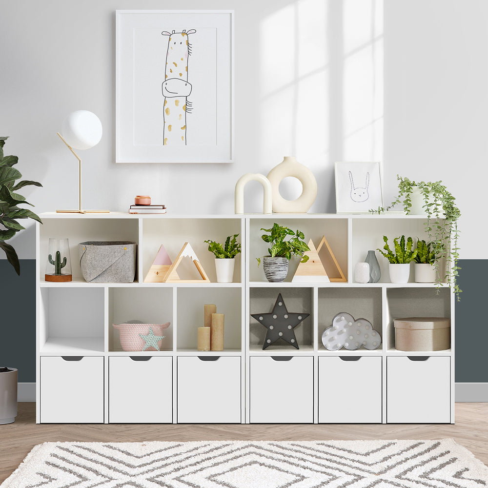 Kids Storage Organiser Cabinet With Removable Box