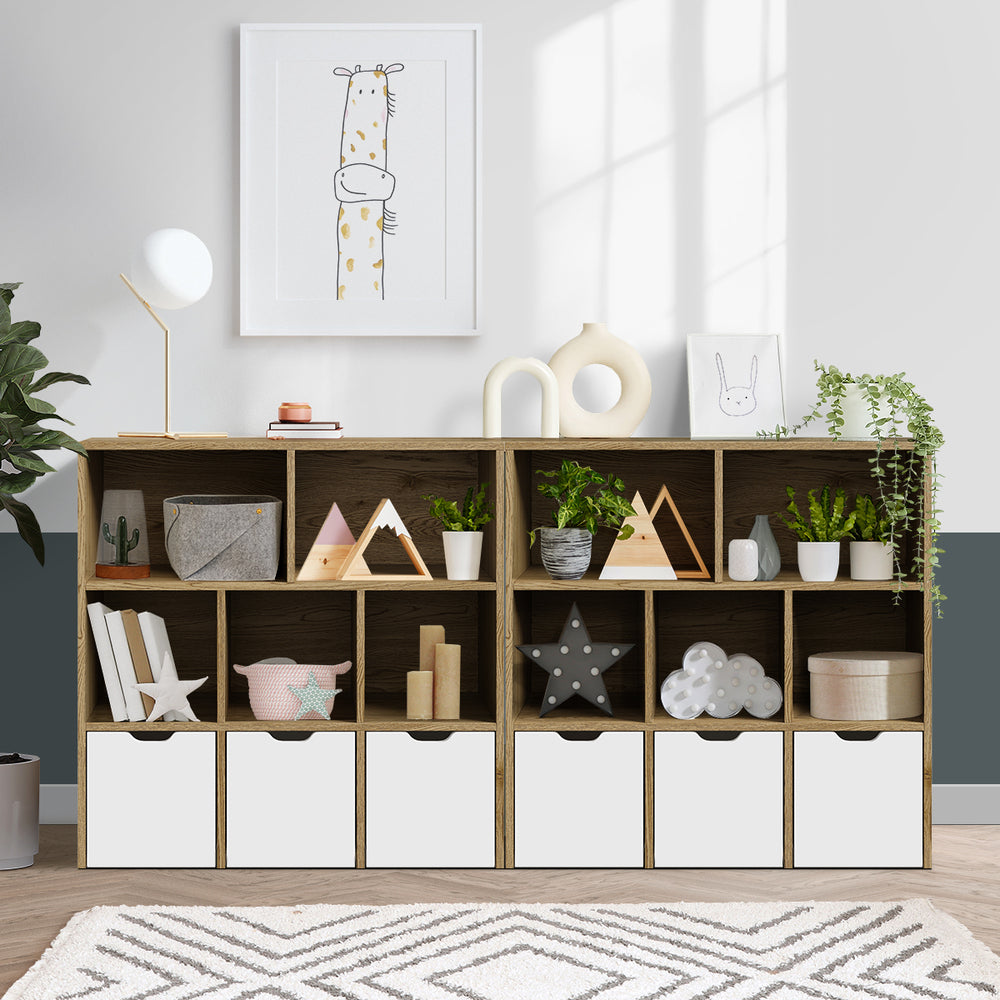 Kids Storage Organiser Cabinet With Removable Box