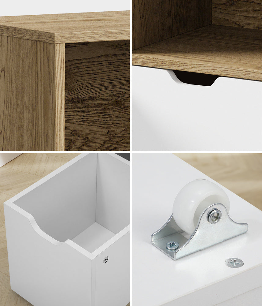 Kids Storage Organiser Cabinet With Removable Box