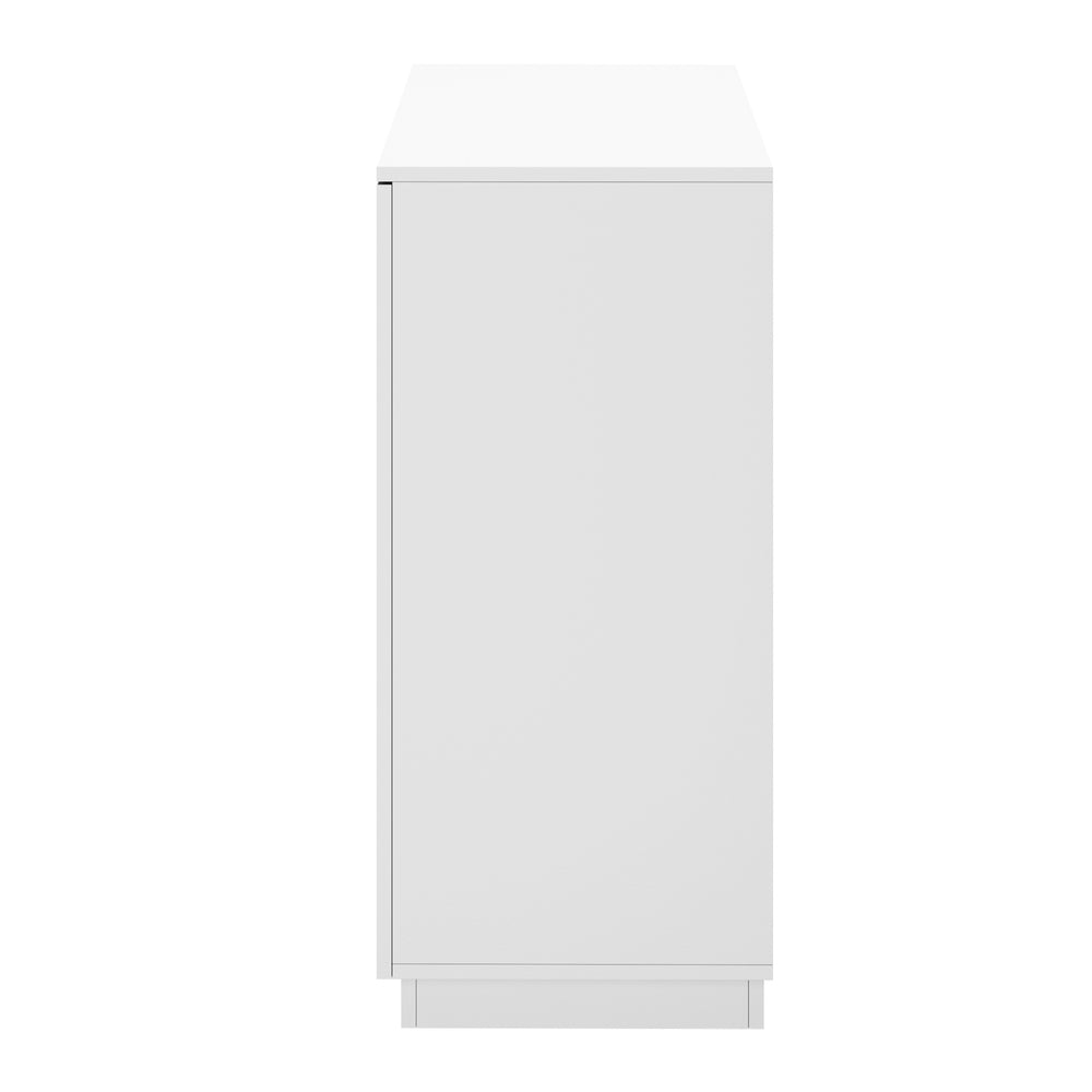 Buffet Storage Cabinet 4 Drawers White | Simpledeals