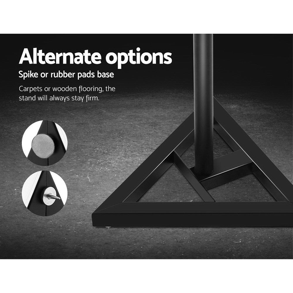 Adjustable Speaker Stand 67–120cm Pair Home Studio Support