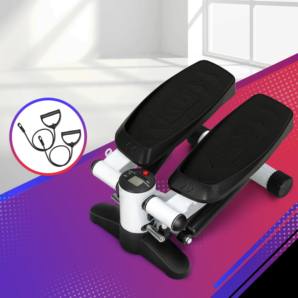 150Kg - Mini Stepper Resistance Rope Aerobic Step Trainer Home Workout 150Kg