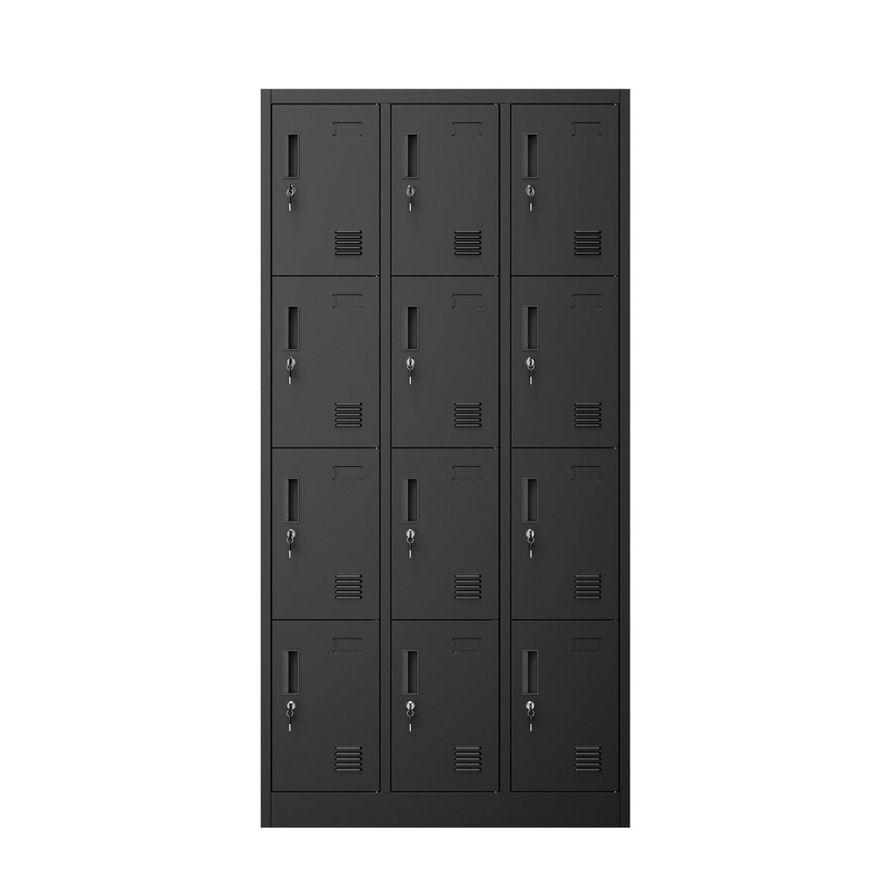 12 Door Steel Locker Cabinet Office Gym School | Simpledeals