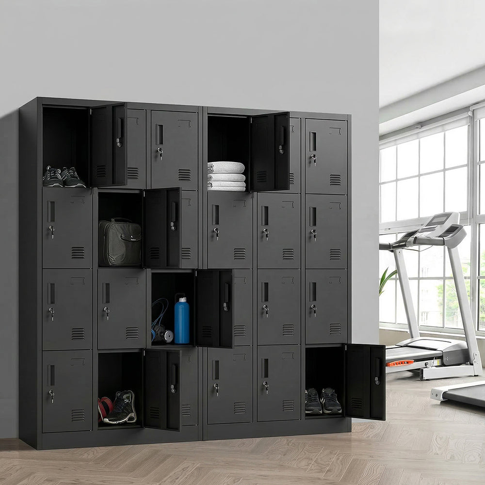 12 Door Steel Locker Cabinet Office Gym School | Simpledeals