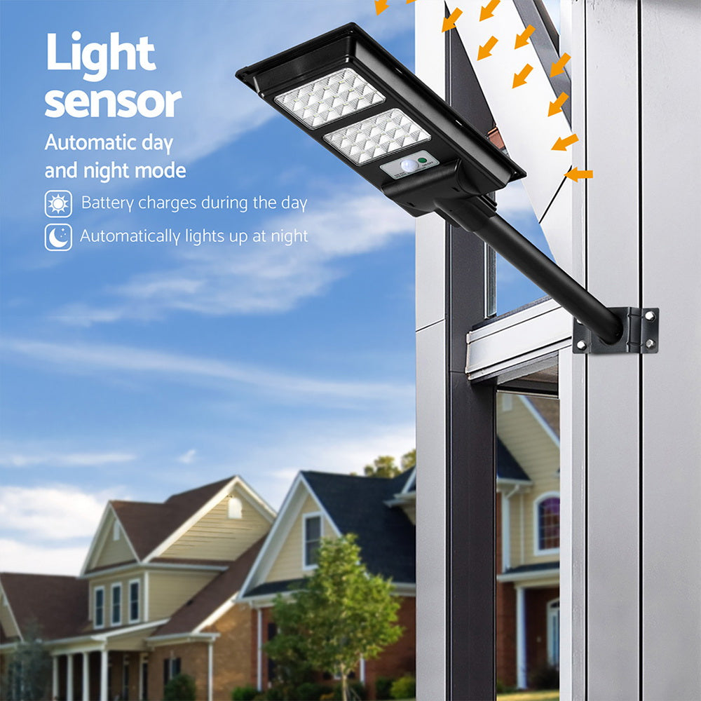 160/320/240/80 Led Solar Street Light Flood Motion Sensor Remote