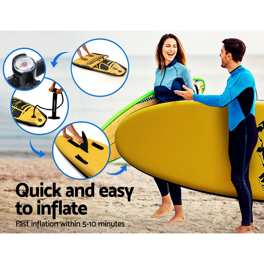 Stand Up Paddle Board Inflatable Kayak Sup Surfboard Paddleboard 10Ft