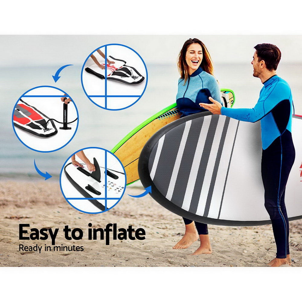 Stand Up Paddle Boards Sup 11Ft Inflatable Surfboard Paddleboard Kayak