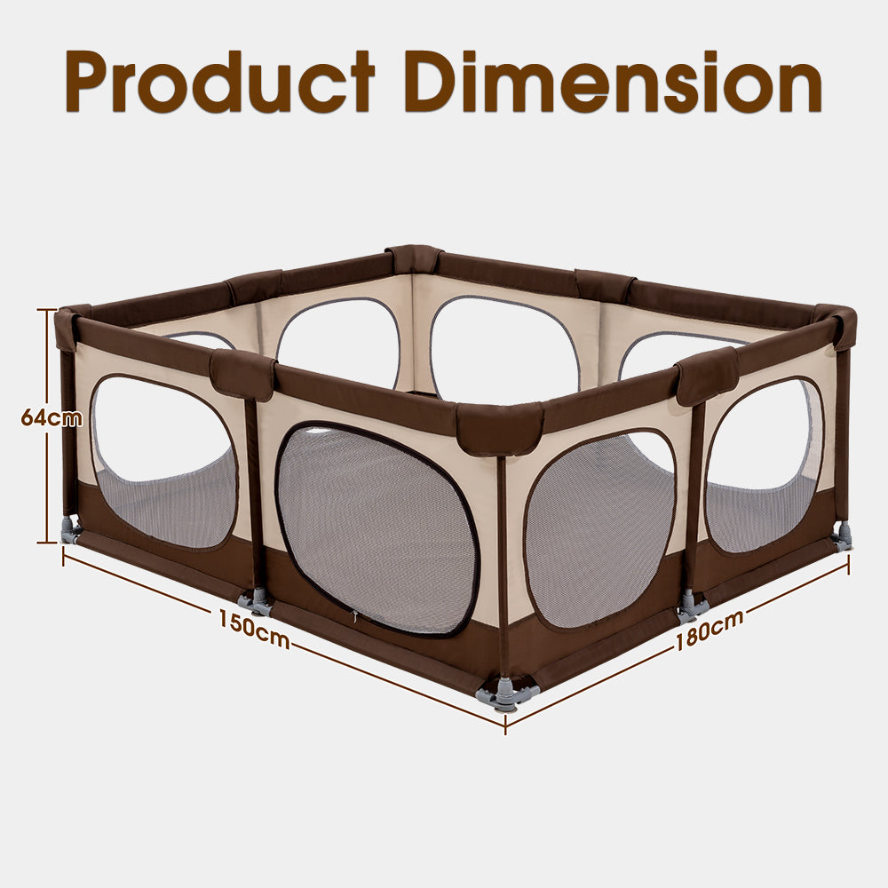Baby Playpen Kids Safety Gate 150x180cm