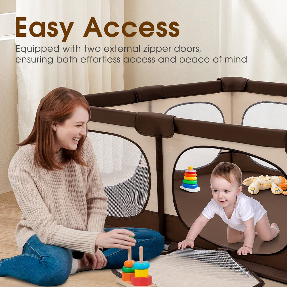 Baby Playpen Kids Safety Gate 150x180cm