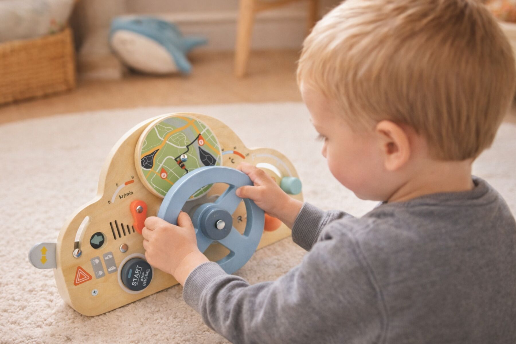 Driving Board Interactive Play 29x8x17.5cm