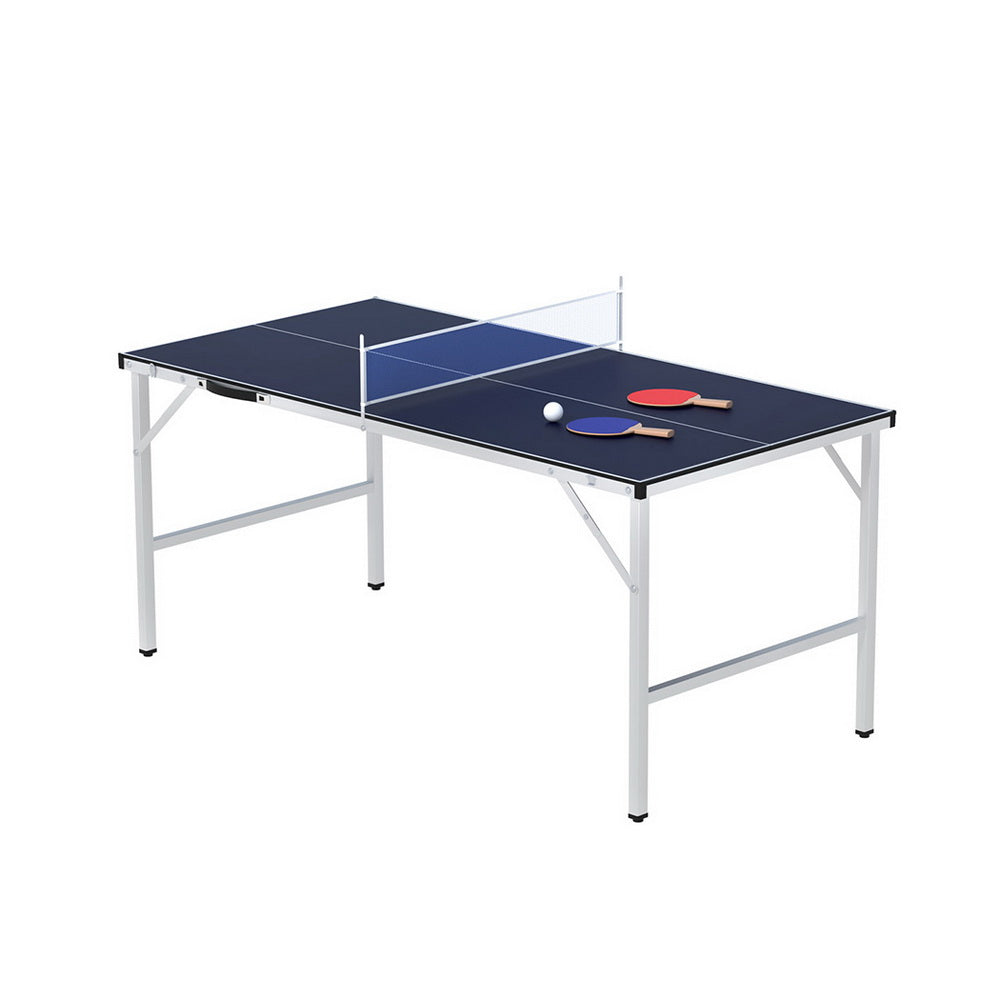 Table Tennis Ping Pong Table Portable Foldable Family Game Home Indoor with Table Tennis