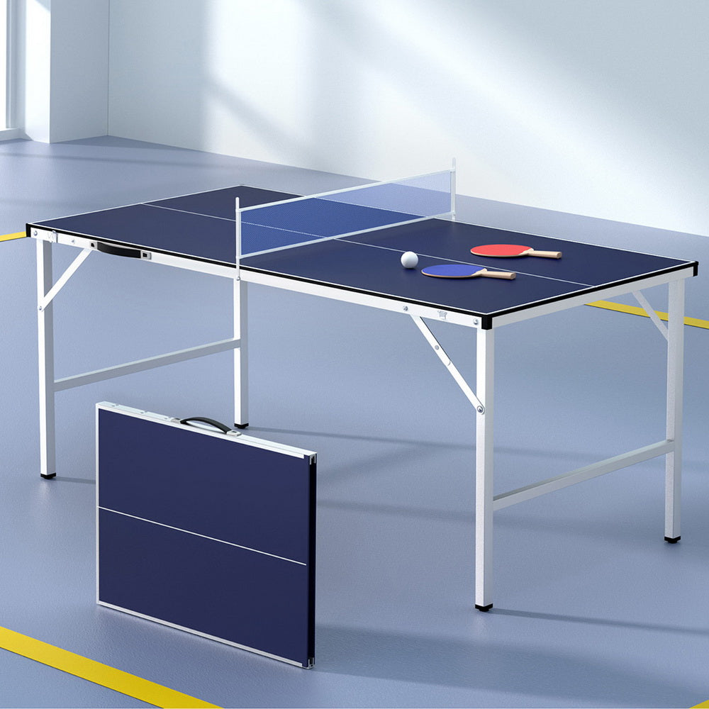 Table Tennis Ping Pong Table Portable Foldable Family Game Home Indoor, Table Tennis