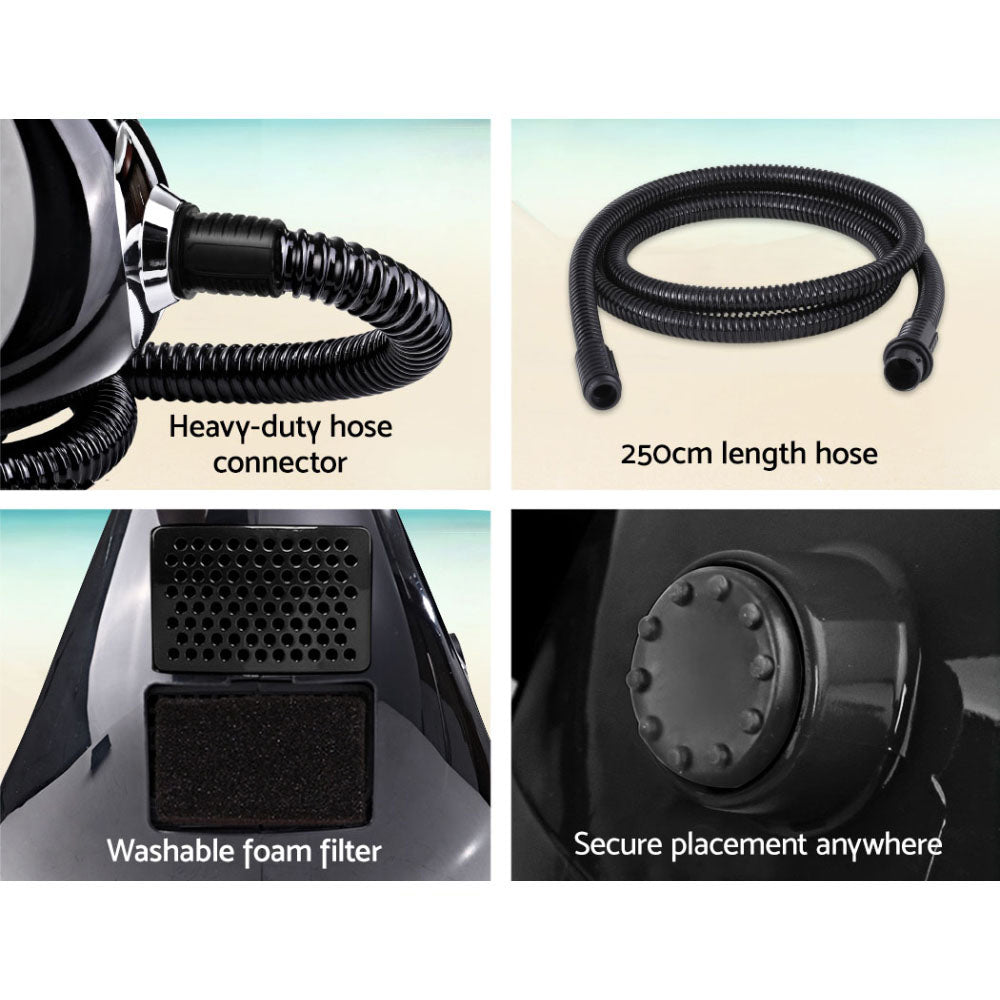 Professional Spray Tan Machine Sunless Tanning Gun Kit Hvlp System Black