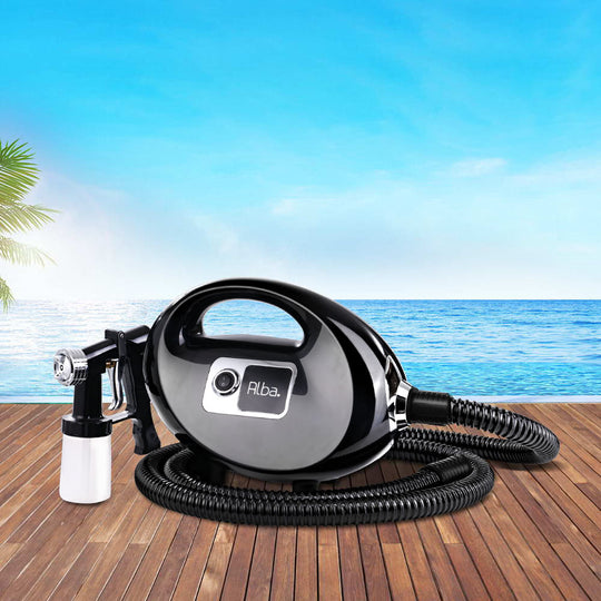 Professional Spray Tan Machine Sunless Tanning Gun Kit Hvlp System Black - Spray Tanning Equipment