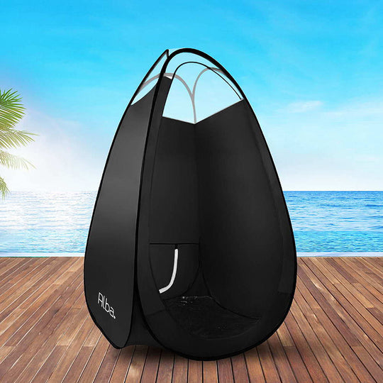 Portable Pop Up Tanning Tent - Black | Spray Tanning Equipment