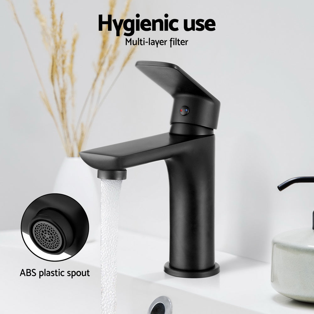 Bathroom Basin Mixer Tap Brass Faucet Vanity Sink Black