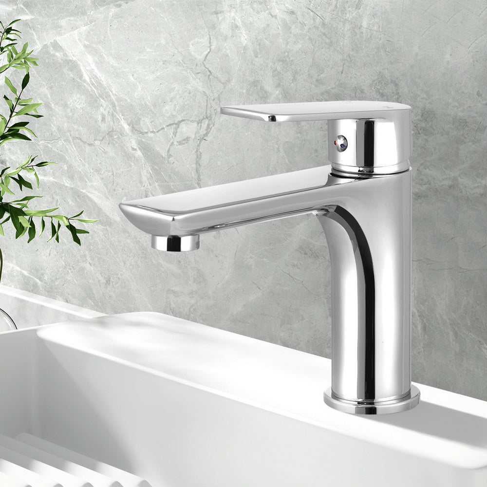Bathroom Basin Mixer Tap Brass Faucet Vanity Laundry Sink Chrome with Shower Accessories