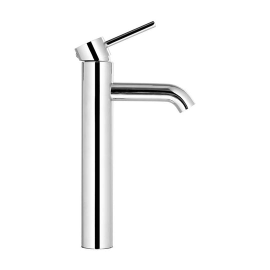 Bathroom Basin Mixer Tap Round Tall Faucet Vanity Laundry Chrome - Tap & Sink Accessories