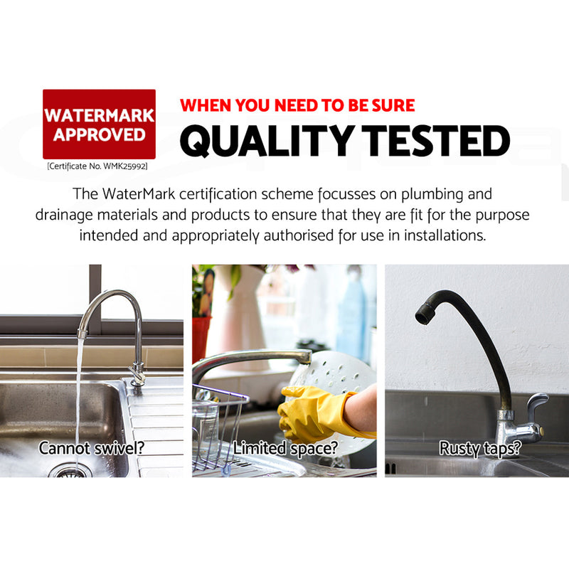 Kitchen Mixer Tap - Silver | PayPal