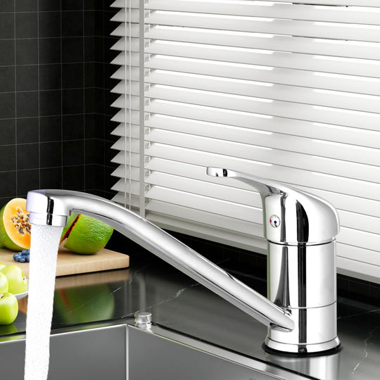 Kitchen Mixer Tap Mixer Long Spout Sink Faucet Basin Laundry Chrome | Tap & Sink Accessories