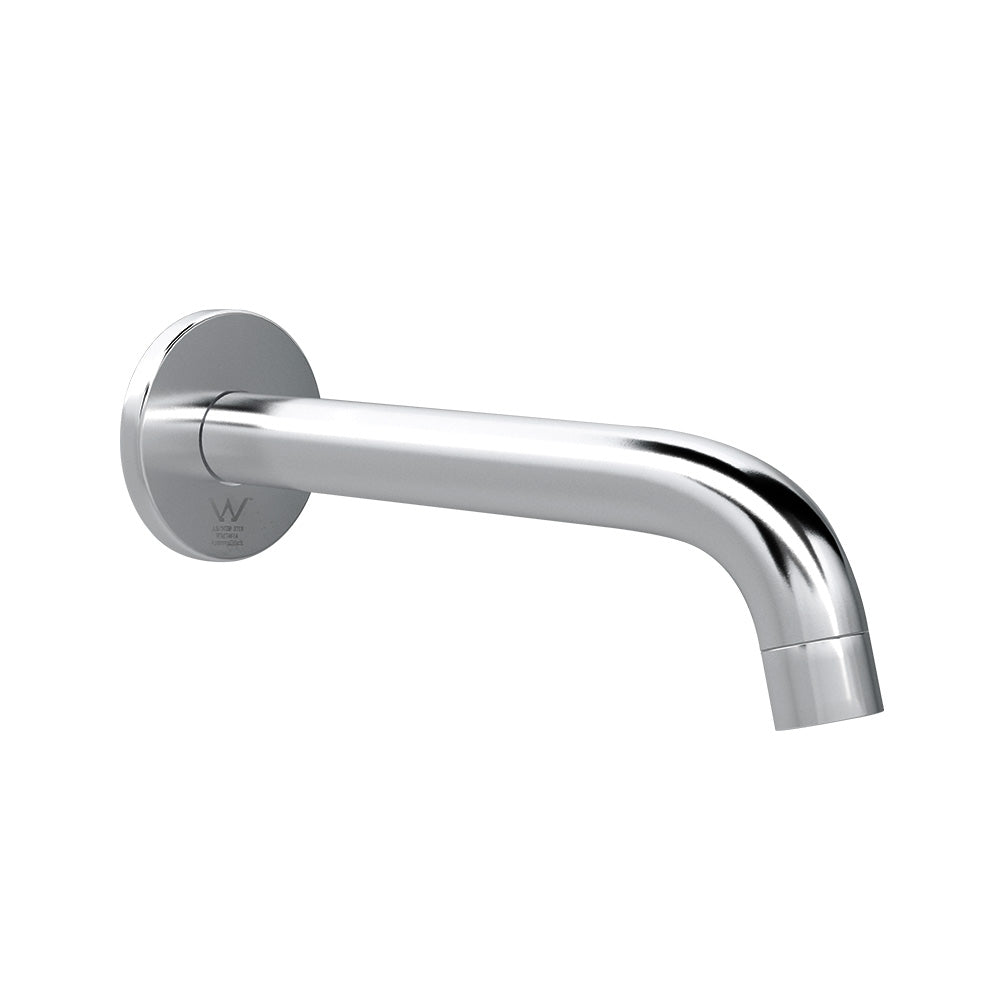 Wall Bath Mixer Tap Round Spout Shower Bathtub Chrome with Shower Accessories - photo 8