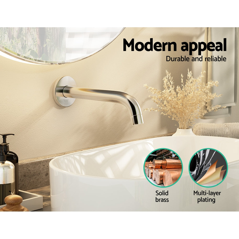Shower Accessories - Wall Bath Mixer Tap Round Spout Shower Bathtub Chrome