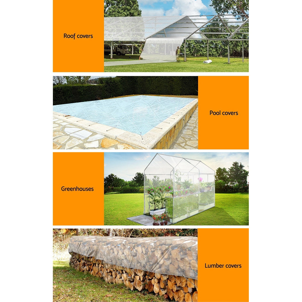 Tarp Tarpaulin 2X3M Canvas Camping Heavy Duty Sun Cover