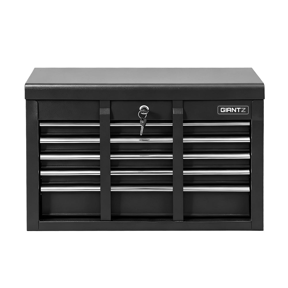 5 Drawer Tool Chest Box Cabinet Lockable Garage Storage Organiser Black | 5 Drawer