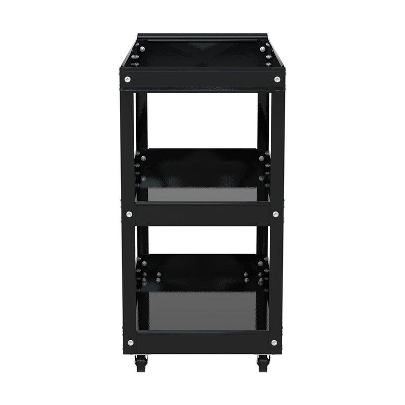 Bicycle Stands & Storage - 3-Tier Tool Cart Trolley Workshop Garage Storage Organizer Black