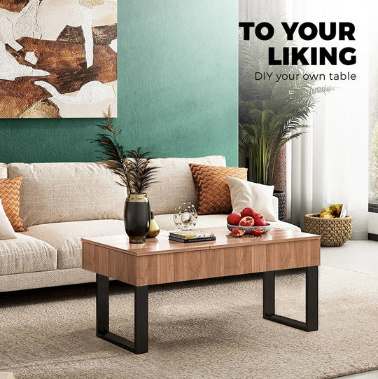 4X Coffee Dining Table Legs Bench Box DIY Steel Metal Industrial 40CM | 40Cm