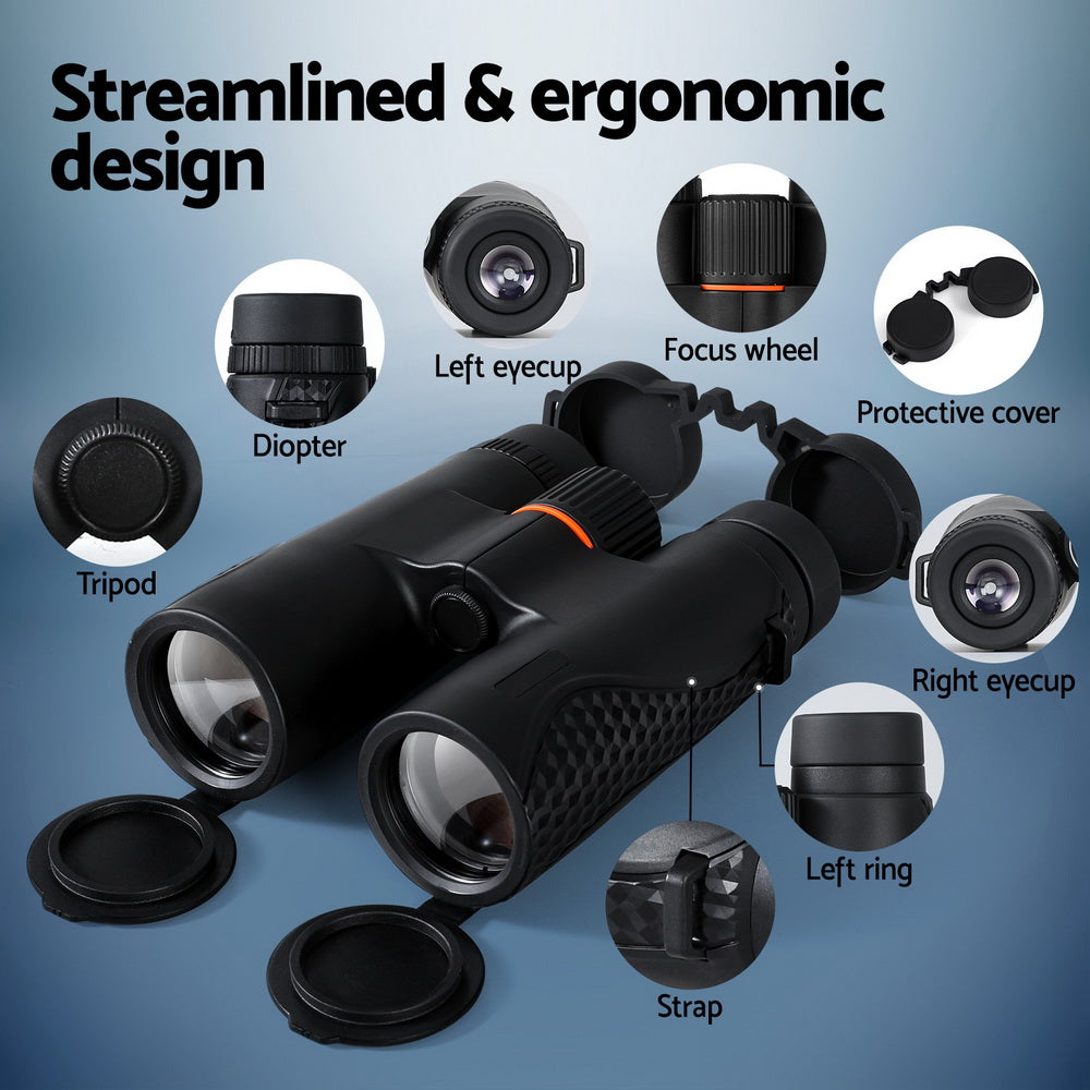 Camping Appliances - Portable 12X50 Hd Optical Binocular Telescope Camping Concert