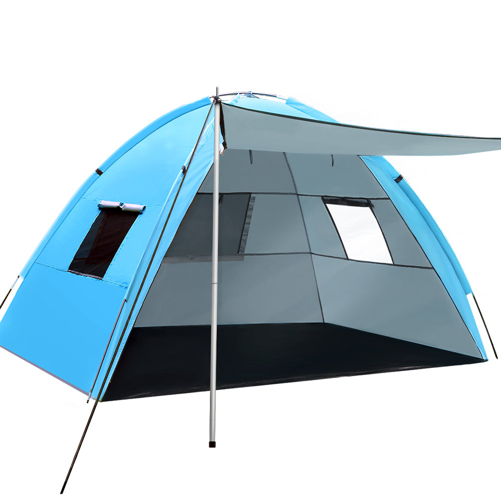 Camping Tent Beach Portable Hiking Sun Shade Shelter Fishing 4 Person, Weisshorn Tents
