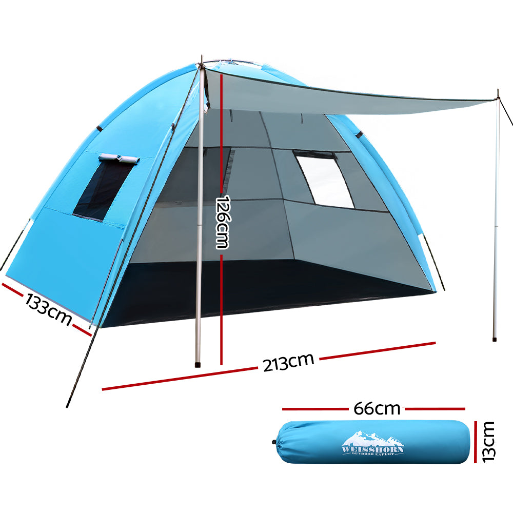Camping Tent Beach Portable Hiking Sun Shade Shelter Fishing 4 Person, Tents
