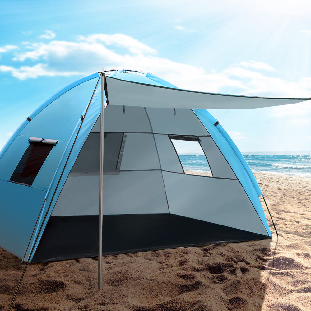 Camping Tent Beach Portable Hiking Sun Shade Shelter Fishing 4 Person | Tents