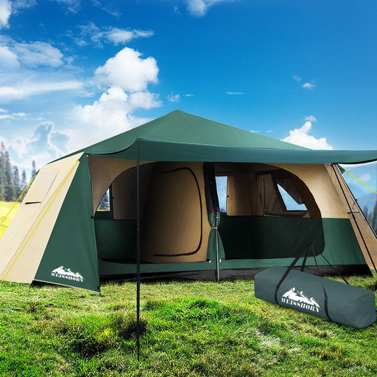 Instant Up Camping Tent 8 Person Pop Up Tents Family Hiking Dome Camp | Weisshorn